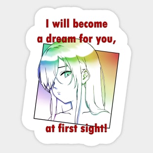 Dream girl. Sticker